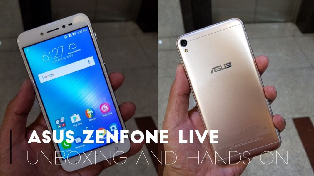 ASUS Zenfone Live Unboxing