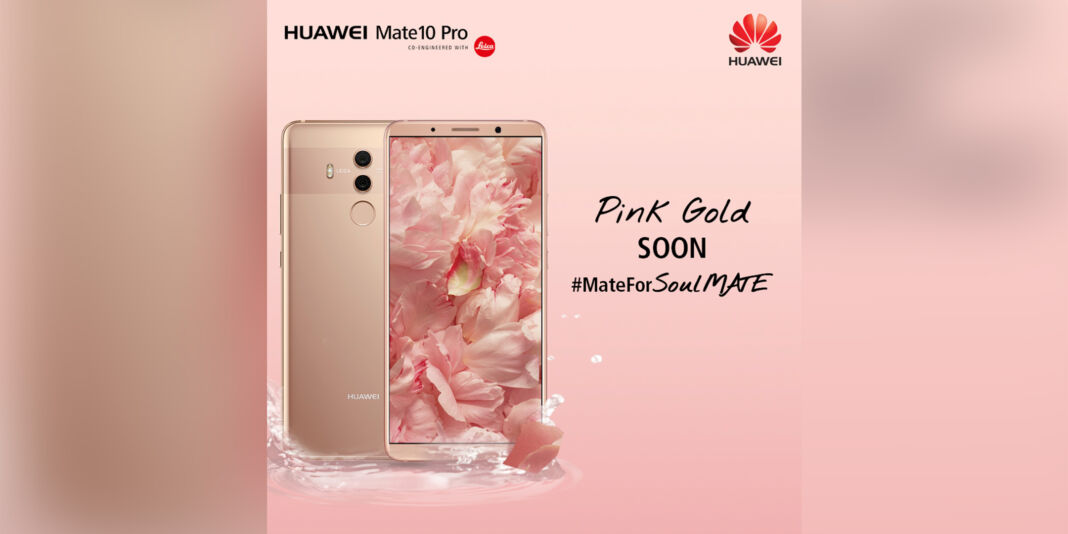 Huawei Mate 10 Pro Pink Gold Cover