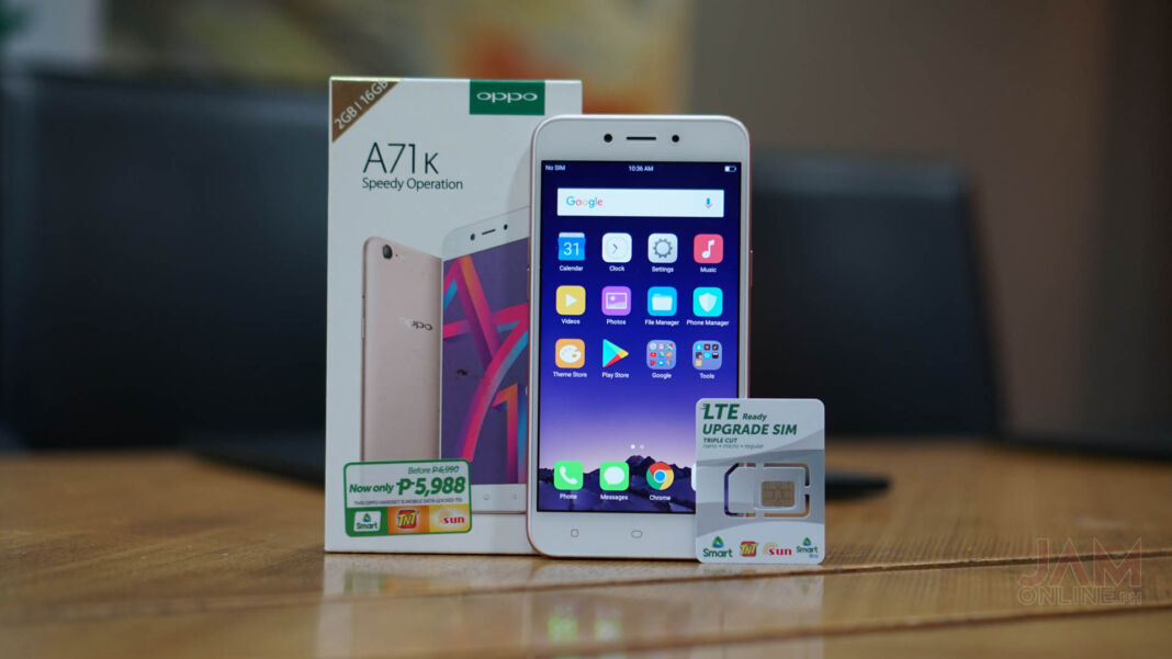 OPPO A71K 3