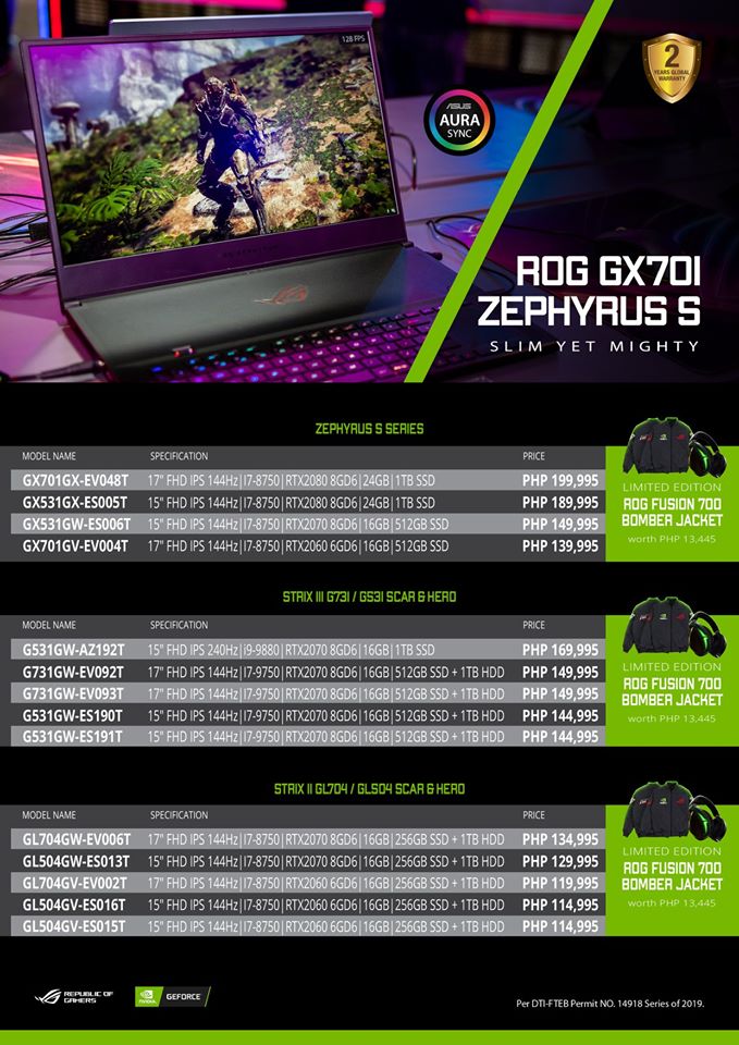 ROG September 2019 Promo