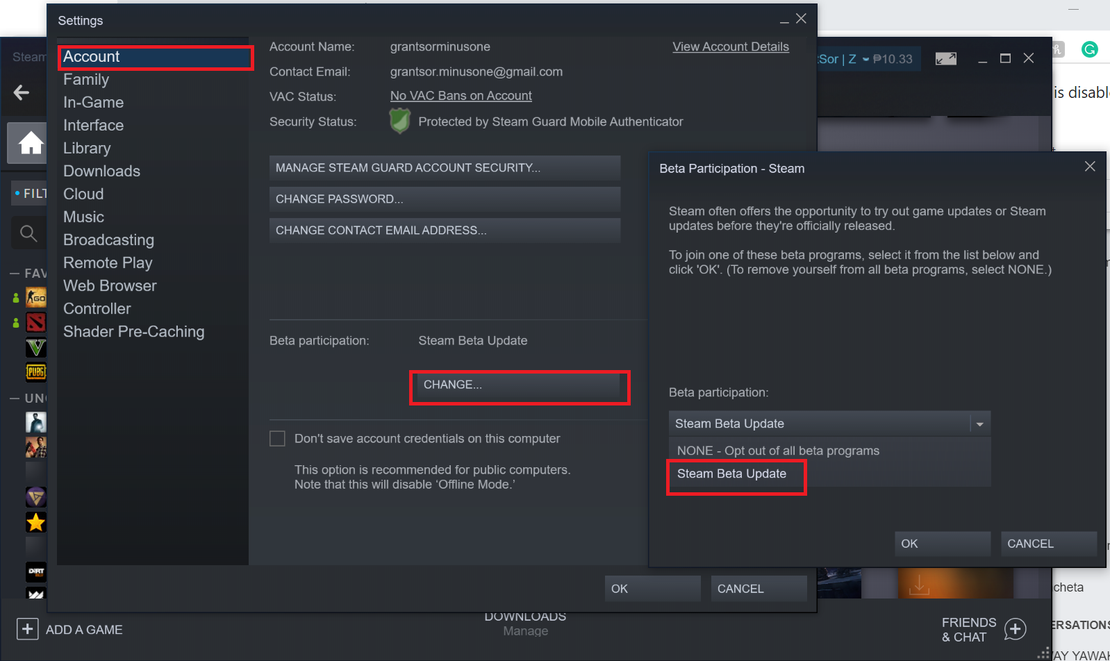 How to change Steam Library Look