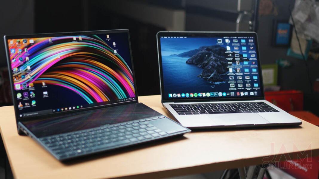 ASUS Zenbook Duo vs Macbook Pro 1