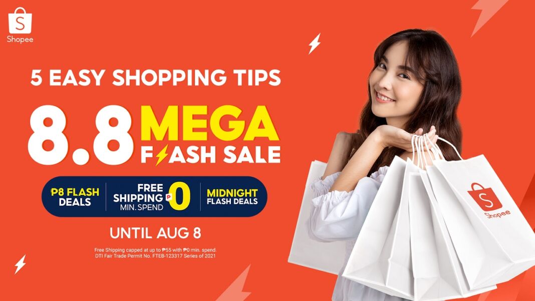 shopee 8 8 mega flash sale