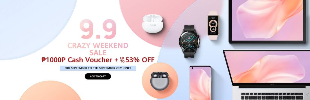 huawei 9.9 weekend sale