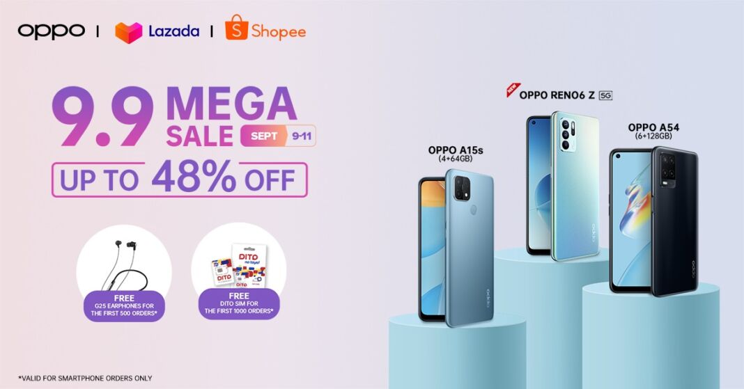 oppo 9.9 sale shopee lazada