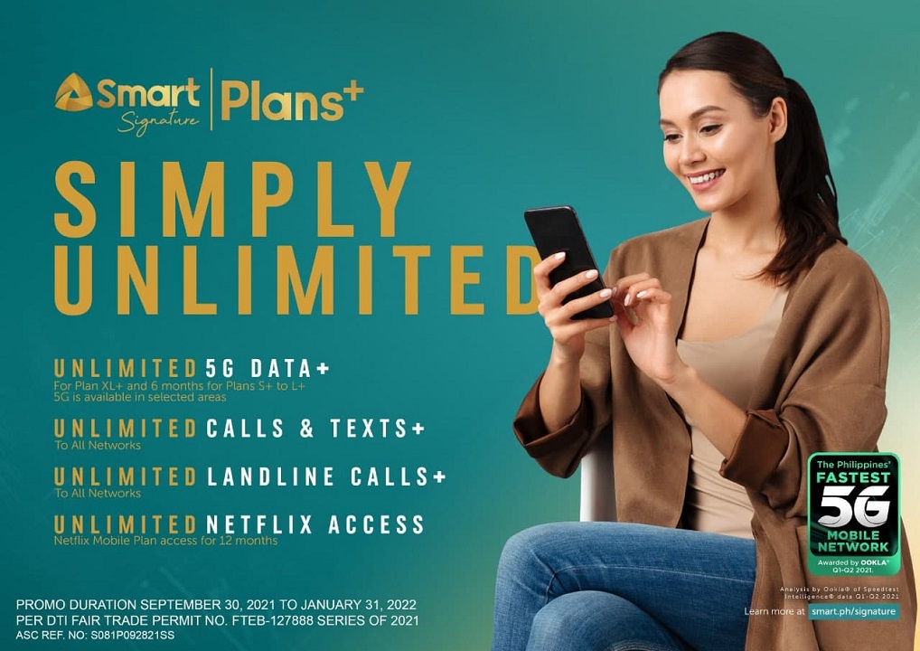 smart signature plans plus unli 5g access