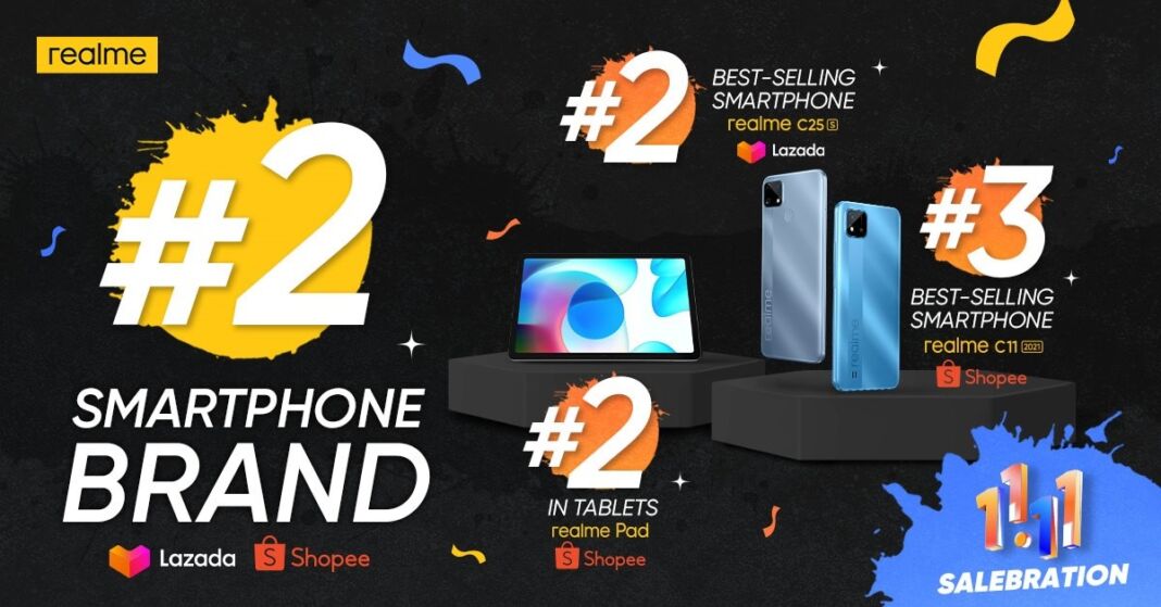 realme shopee lazada 11 11 promo