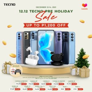 lazada tecno pre holiday sale