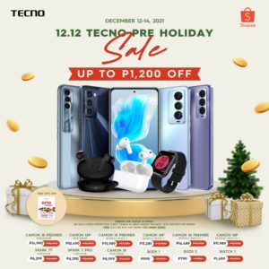 tecno mobile shopee pre holiday sale