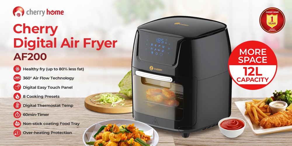 cherry digital air fryer af200 specs price