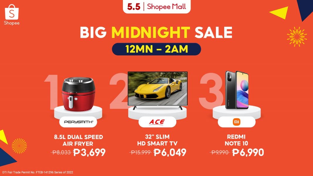 shopee 5 5big midnight sale