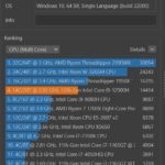 Cinebench multi core