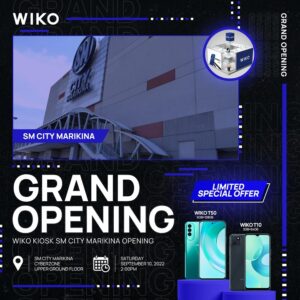 wiko 10 kiosk opening sm marikina