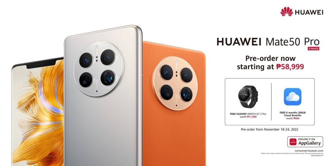 huawei mate50 pro pre order