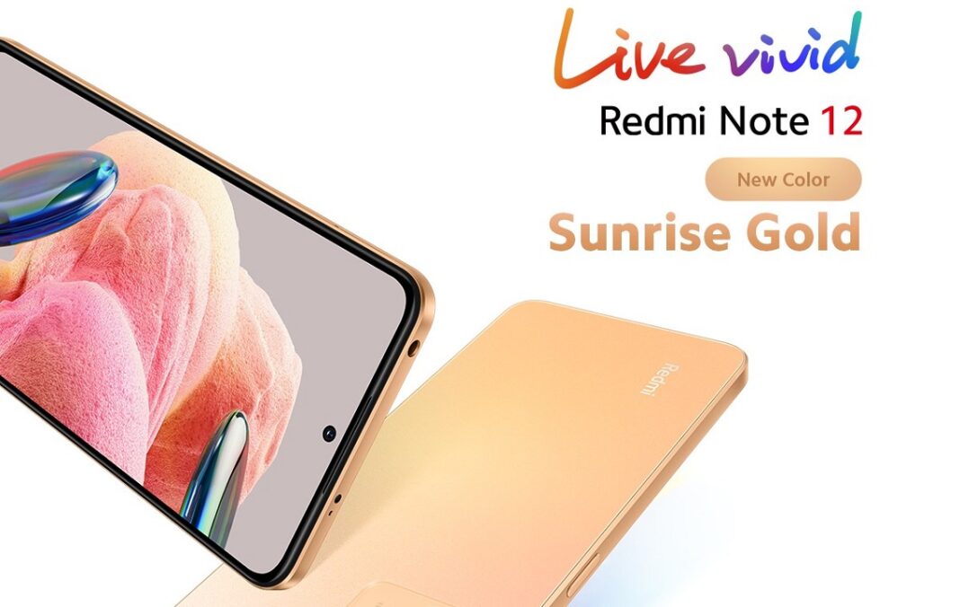 redmi note sunrise gold launch