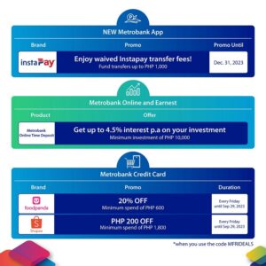 Metrobank Anniv Promo