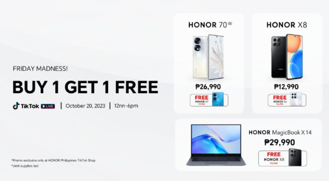 honor buy take promo