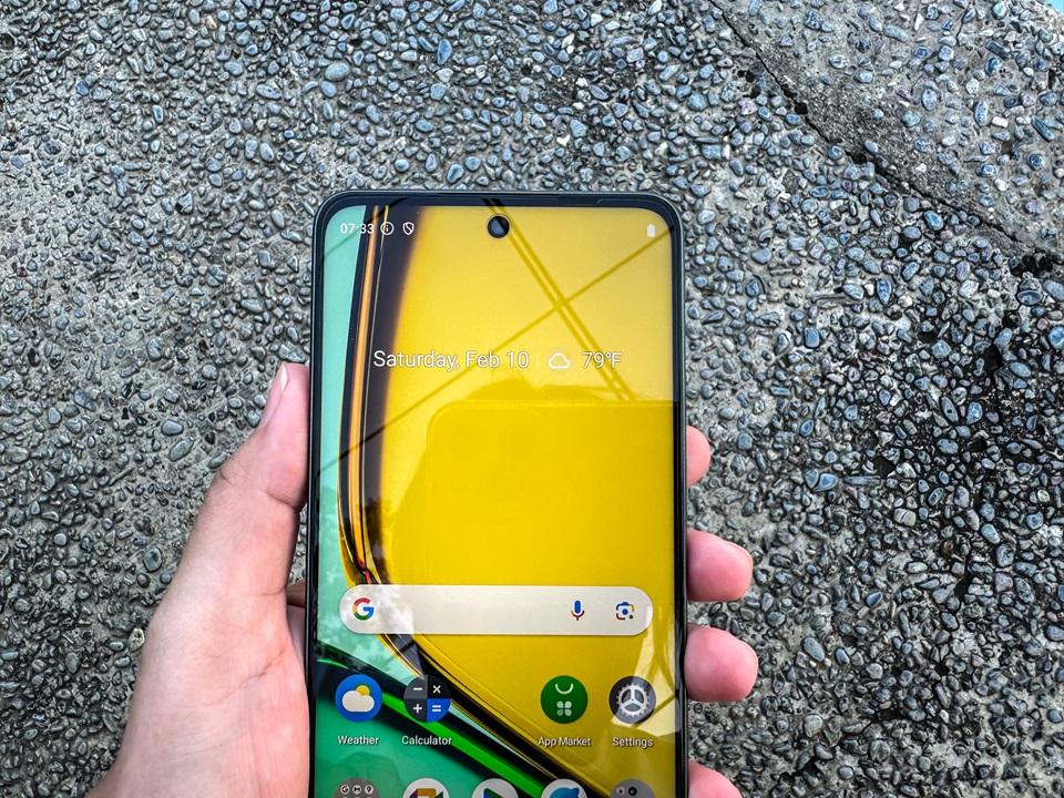 realme c display