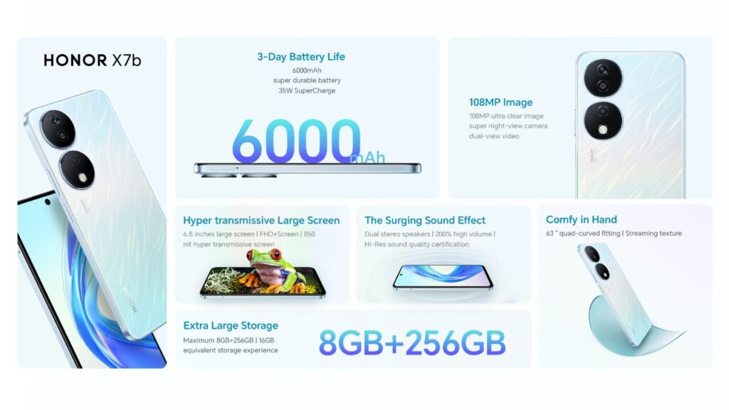 HONOR Xb Specs