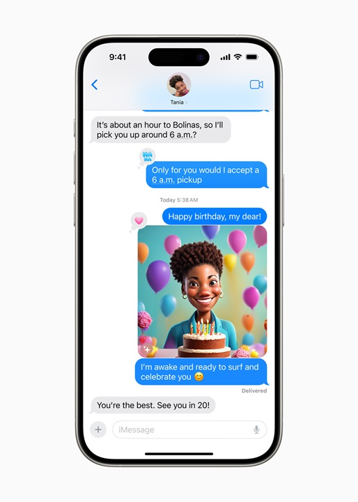 apple intelligence image playground imessage