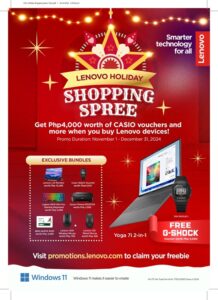 LNV Holiday Shopping Spree Flyer page